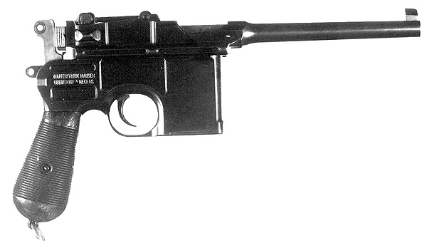 Mauser C96 Broomhandle Pistol. Ref. #D1